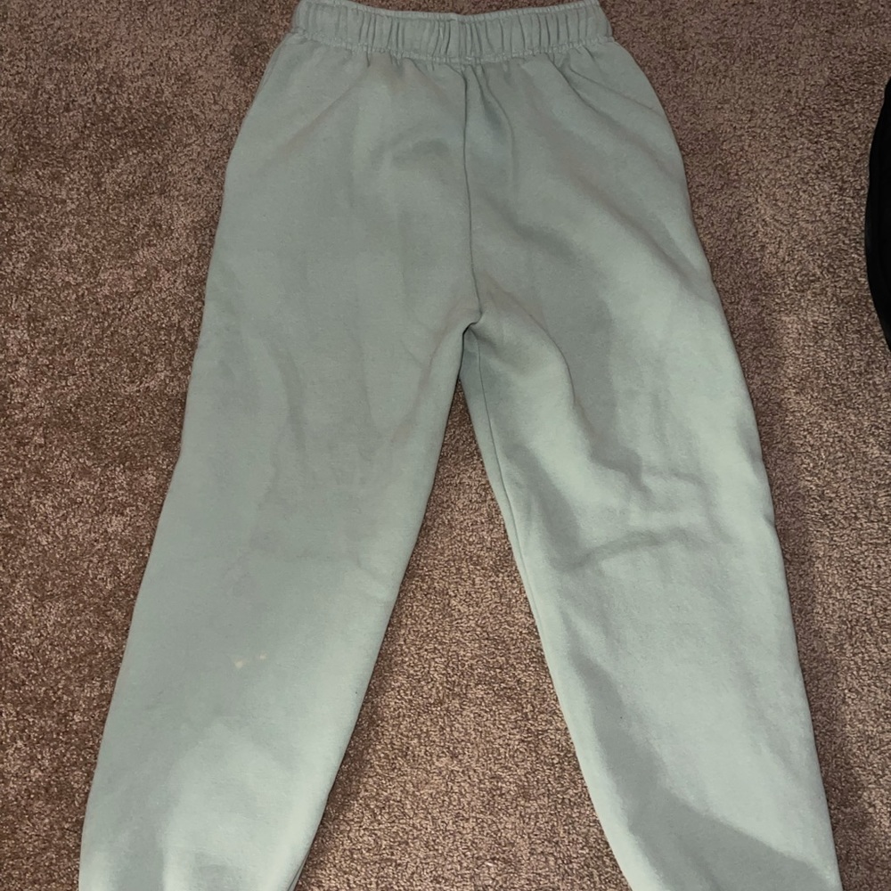 Light green sweatpants